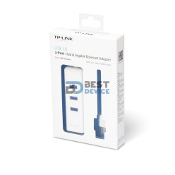 ADAPTADOR TP-LINK USB G-LAN UE330 3 PUERTOS