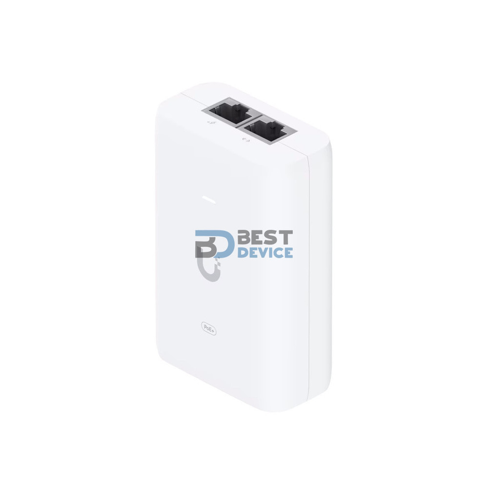 FUENTE POE UBIQUITI U-POE-AT-BR POE 48V 0.65A POE+ GIGABIT 30 W