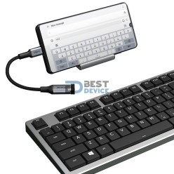 ADAPTADOR FTX FTX-CMAF3.0-AG0.15USB-C/USB-A 3.0 M/H 5GBPS/GRIS