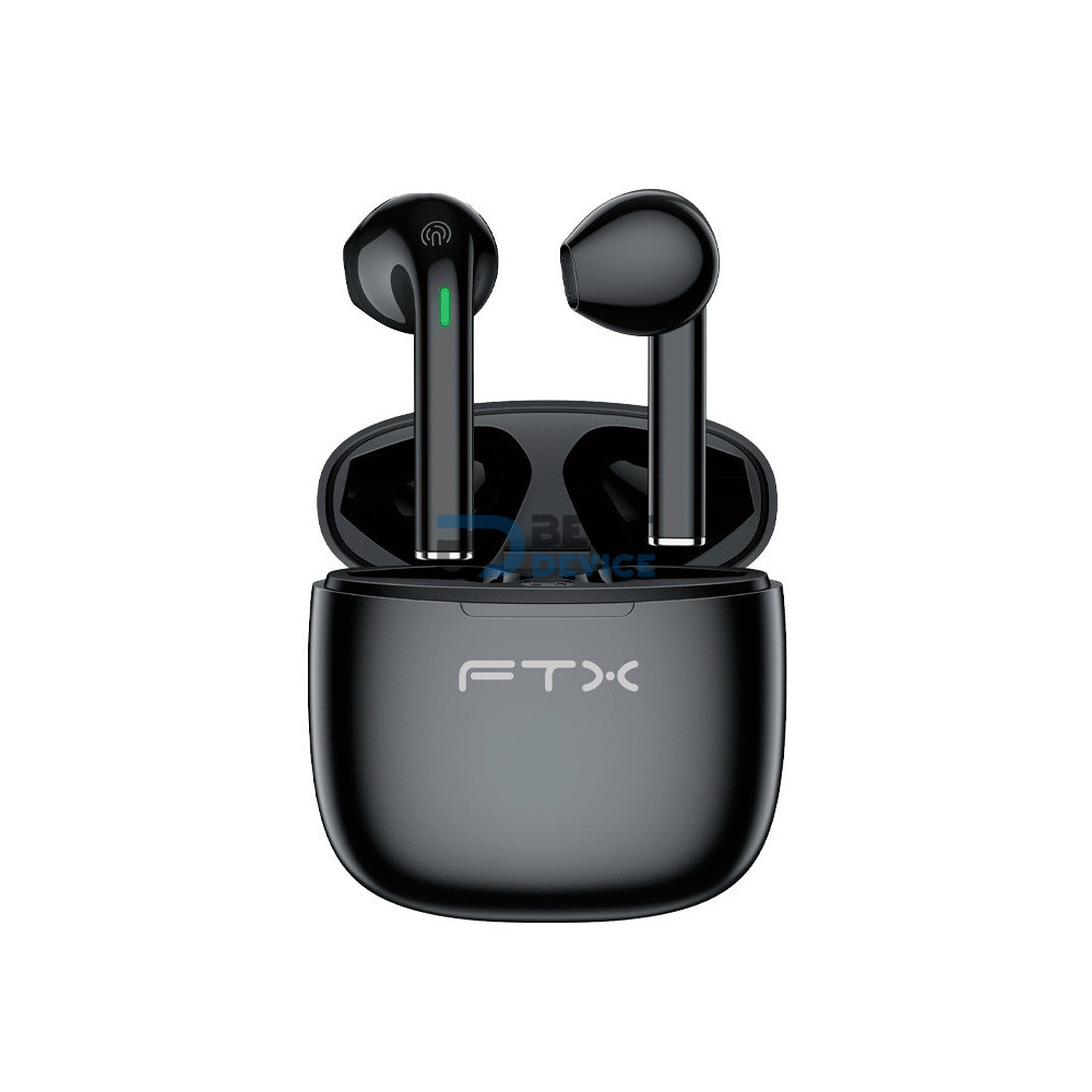 AURICULAR FTX E26P-BK BT/MIC/TWS/TOUCH/IPX6/NEGRO 124535
