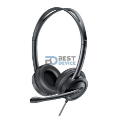 AURICULAR FTX H91-BK USB/MIC/NEGRO C/CONTROL DE VOLUMEN 124788