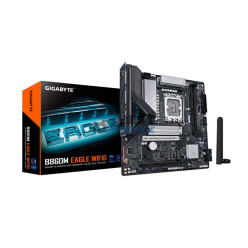 PLACA MADRE GIGABYTE B860M EAGLE WIFI6 DDR5 LGA 1851 S/R/DP/HDMI/2M2/USB3.2/MATX