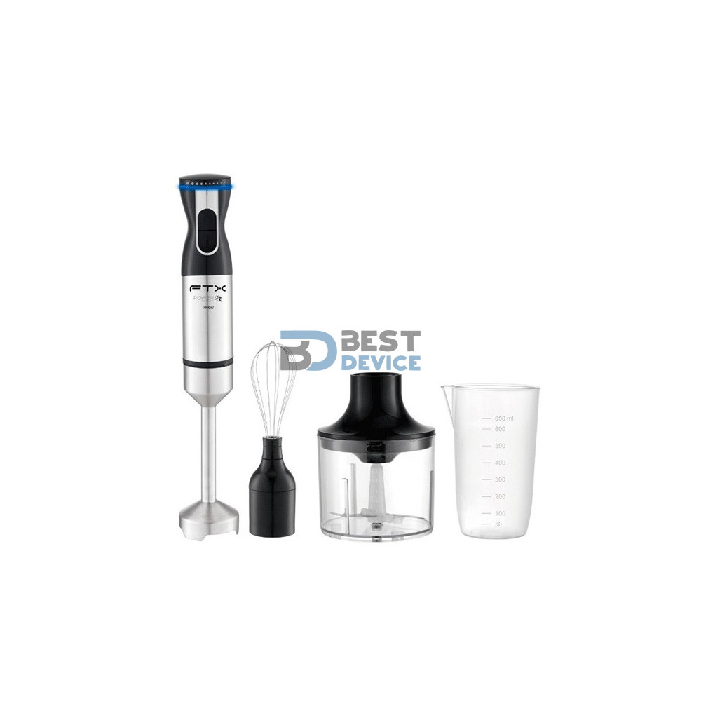 MIXER DE ALIMENTOS FTX HB2-01 3 EN 1 C/VASO INOXIDABLE 126201