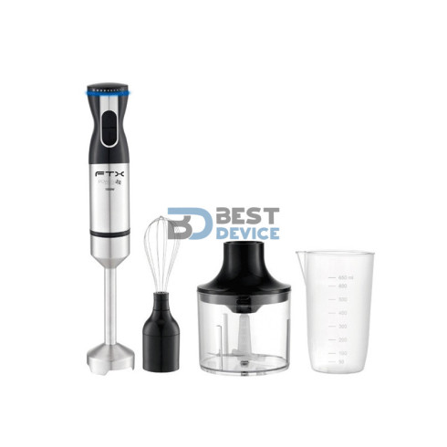 MIXER DE ALIMENTOS FTX HB2-01 3 EN 1 C/VASO INOXIDABLE 126201