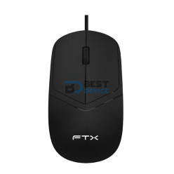 MOUSE FTX M47 1200DPI/3 BOT/USB/NEGRO