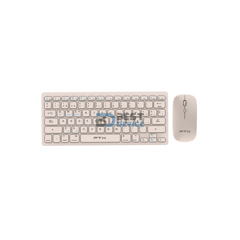 TECLADO+MOUSE WIR FTXGK03S ESP/GOLD 106036