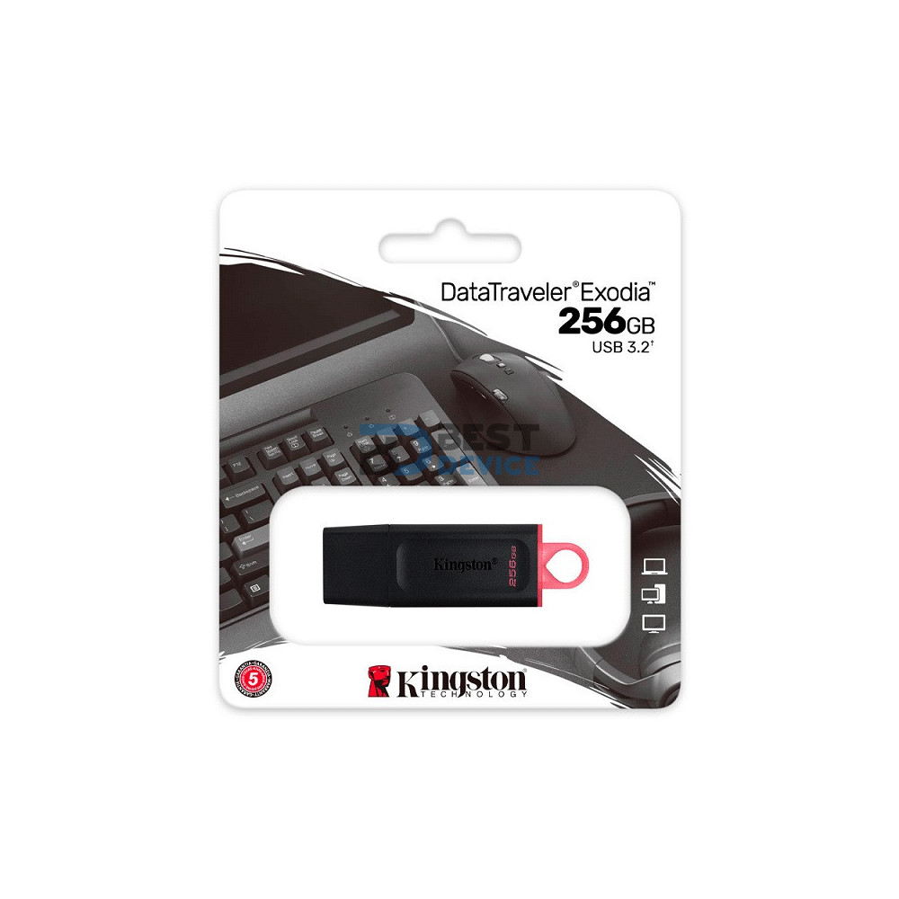 PENDRIVE KINGSTON 256GB DTX/256GB DATATRAVELER EXODIA 3.2