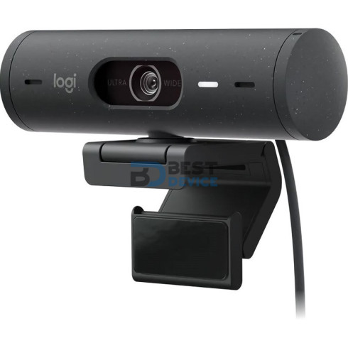CÁMARA WEB LOGITECH 960-001412 BRIO 500 NEGRO