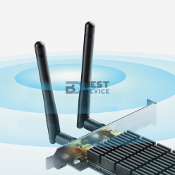 ADAPTADOR PCIe TP-LINK W ARCHER AC1300 T6E 2.4GHz/5GHz
