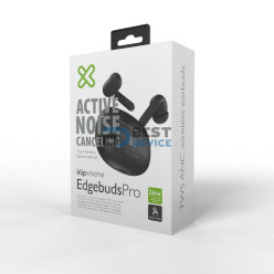 AURICULAR KLIP XTREME EARPHONE KTE-750BK EDGEBUDSPRO BT/MIC/ANC/TWS/TOUCH/IPX3/NEG