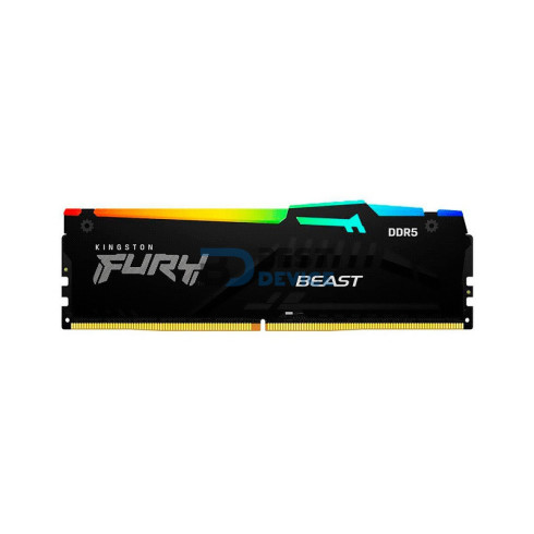 MEMORIA RAM KINGSTON DDR5 8G 5600 FURY BEAST BK KF556C40BBA-8 RGB XMP