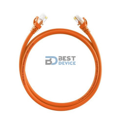 PATCH CORD UTP CAT6 RJ45 HIKVISION DS-1NP6UEC0 2 MTS NARANJA 24AWG