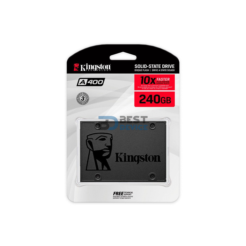 SSD KINGSTON 240GB SA400S37/240G 2.5 SATA3
