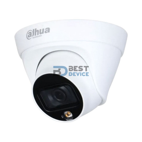 CÁMARA DAHUA IPC-HDW1239T1-L DOMO FCOLOR 2MP POE P67 15M