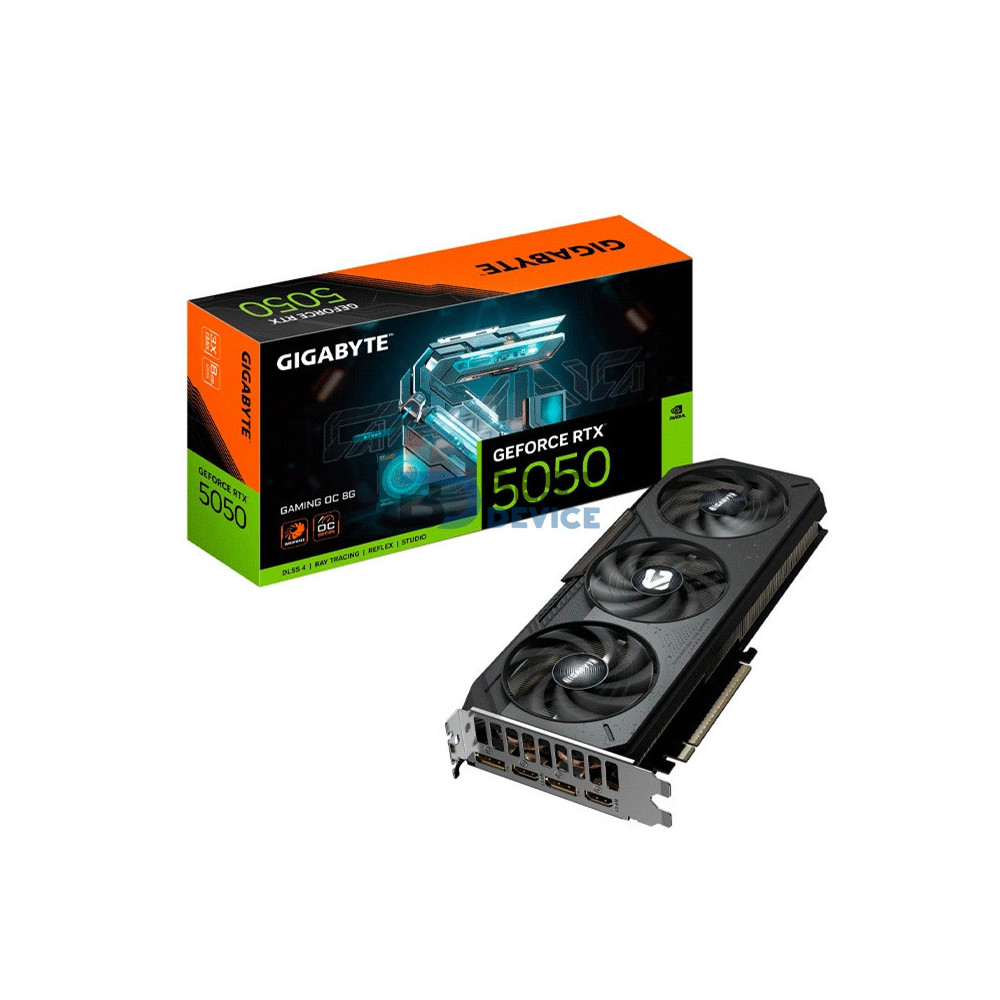 TARJETA GRÁFICA GIGABYTE RTX5050 GAMING 8G OC DD6 GV-N5050GAMING OC-8GD