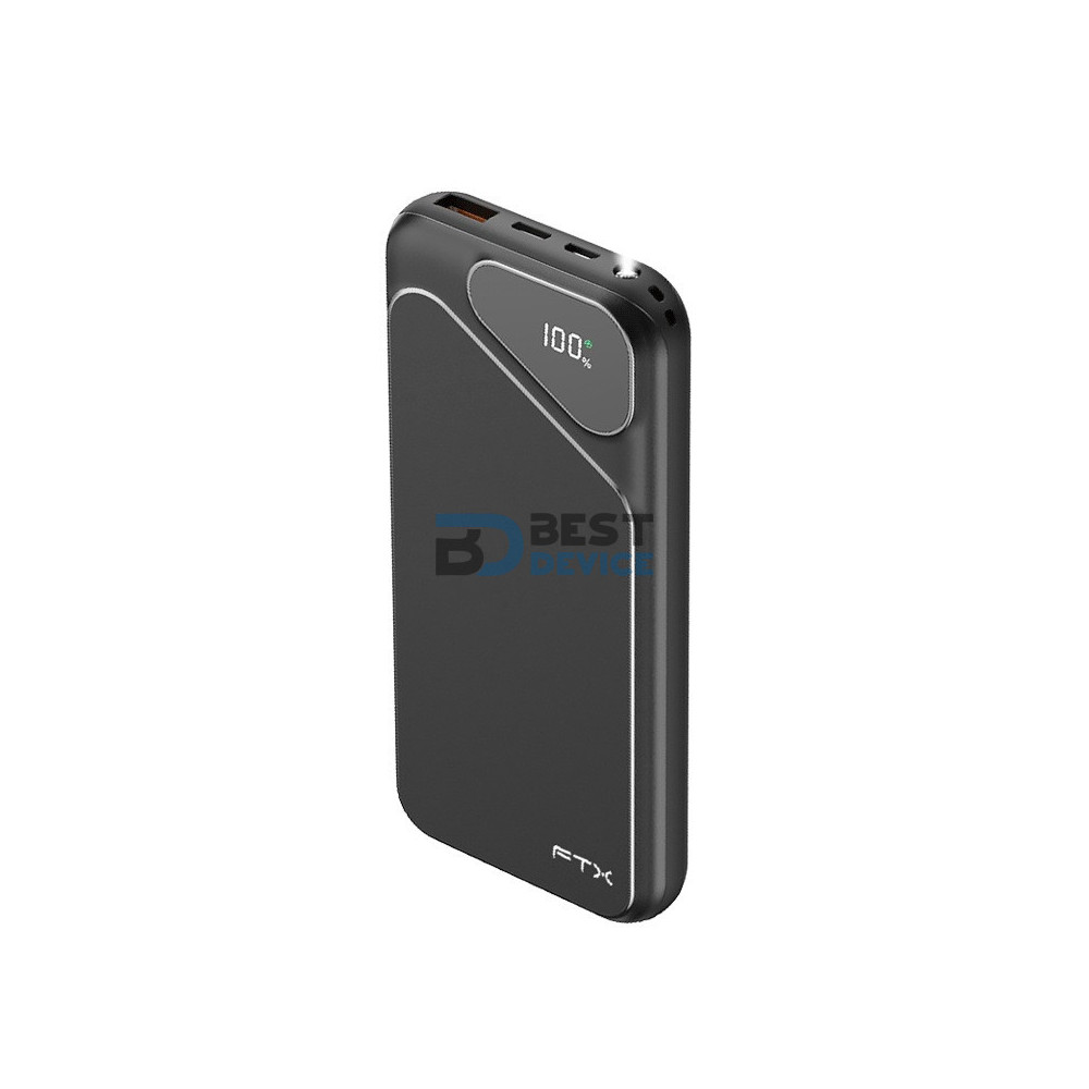 CARGADOR PORTATIL FTX PB-10LCD-BK 10000MAH/22.5W
