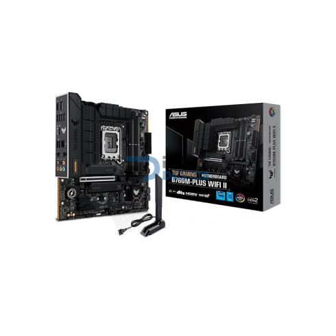 PLACA MADRE ASUS 1700 B760M-PLUS WIFI II DDR5 TUF GAMING S/R/HDMI/DP/3M2/USB/