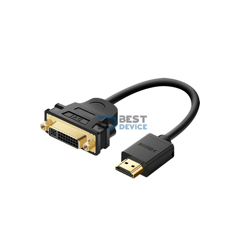 ADAPTADOR DVI HEMBRA A HDMI MACHO