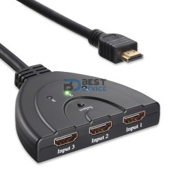 CABLE MULTIPUERTO HDMI 3PTOS