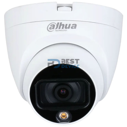CÁMARA DAHUA HDW1439T1P-LED DOMO FCOL 4MP 30M 2.8MM POE