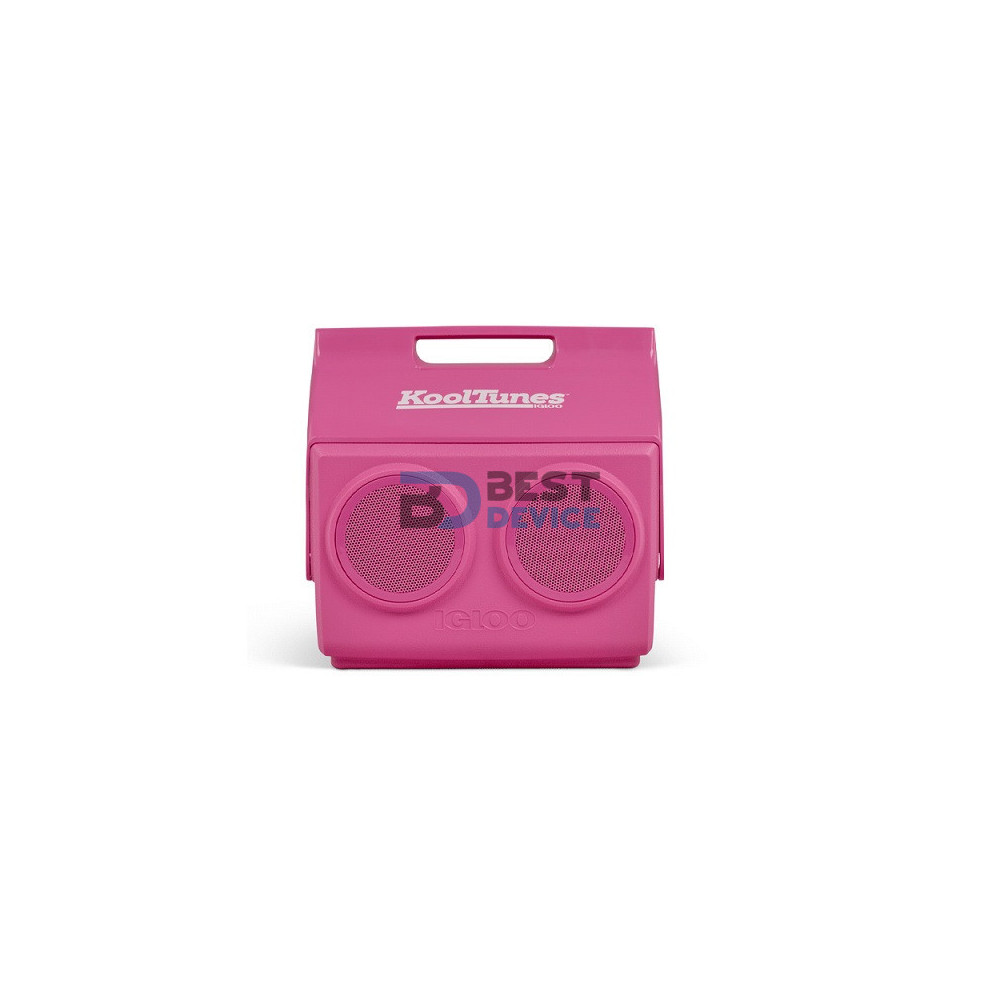 CONSERVADORA CON PARLANTE IGLOO 26 LATAS KOOLTUNES ROSA 1P 37X28X35CM 27733