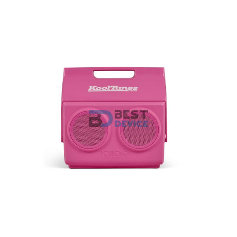 CONSERVADORA CON PARLANTE IGLOO 26 LATAS KOOLTUNES ROSA 1P 37X28X35CM 27733