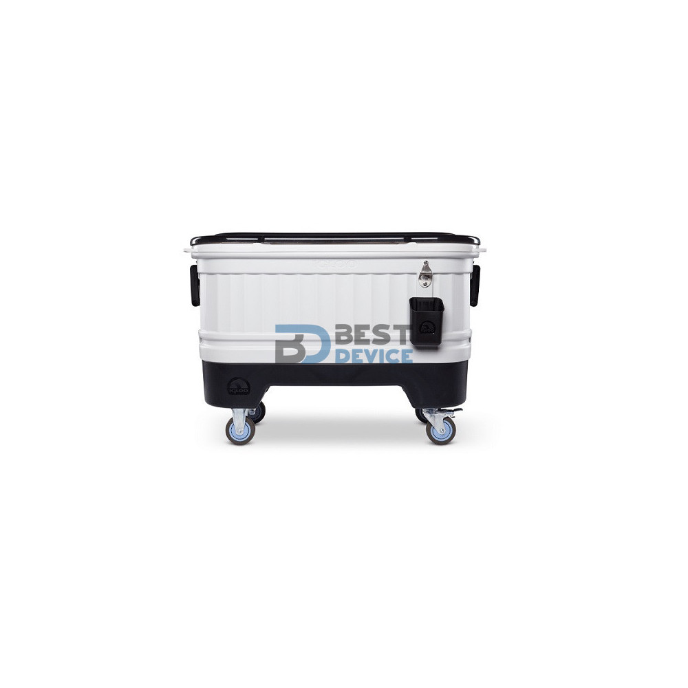 CONSERVADORA IGLOO 118L PARTY BAR CON RUEDAS GRIS 1P 99X55X68CM 34413