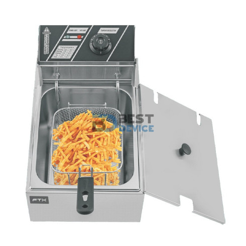 FREIDORA ELECTRICA FTX DF-10 10L ACERO INOXIDABLE CON CESTA