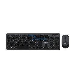TECLADO+MOUSE FTX KM400 NUM/POR/WIR/POP/NEGRO-GRIS