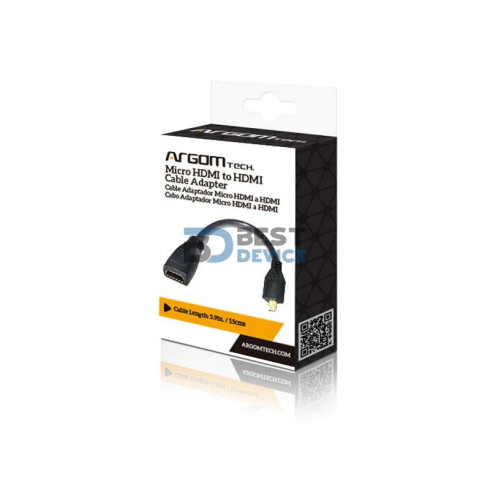 CABLE ARGOMTECH ARG-CB-0054 MICRO HDMI A HDMI
