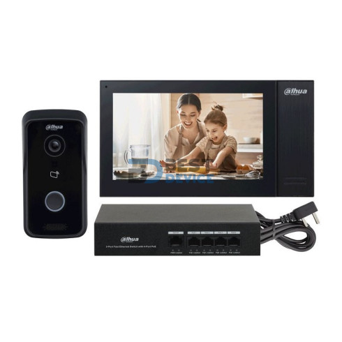 KIT VIDEOPORTERO DAHUA KTP02 IP (EST.EXT+PANT. INT)