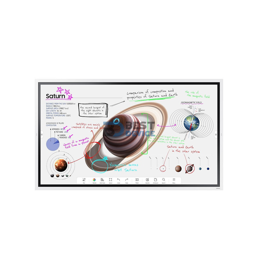 PANTALLA INTERACTIVA SAMSUNG 65" FLIP PRO LH65WMBWBGCXZA