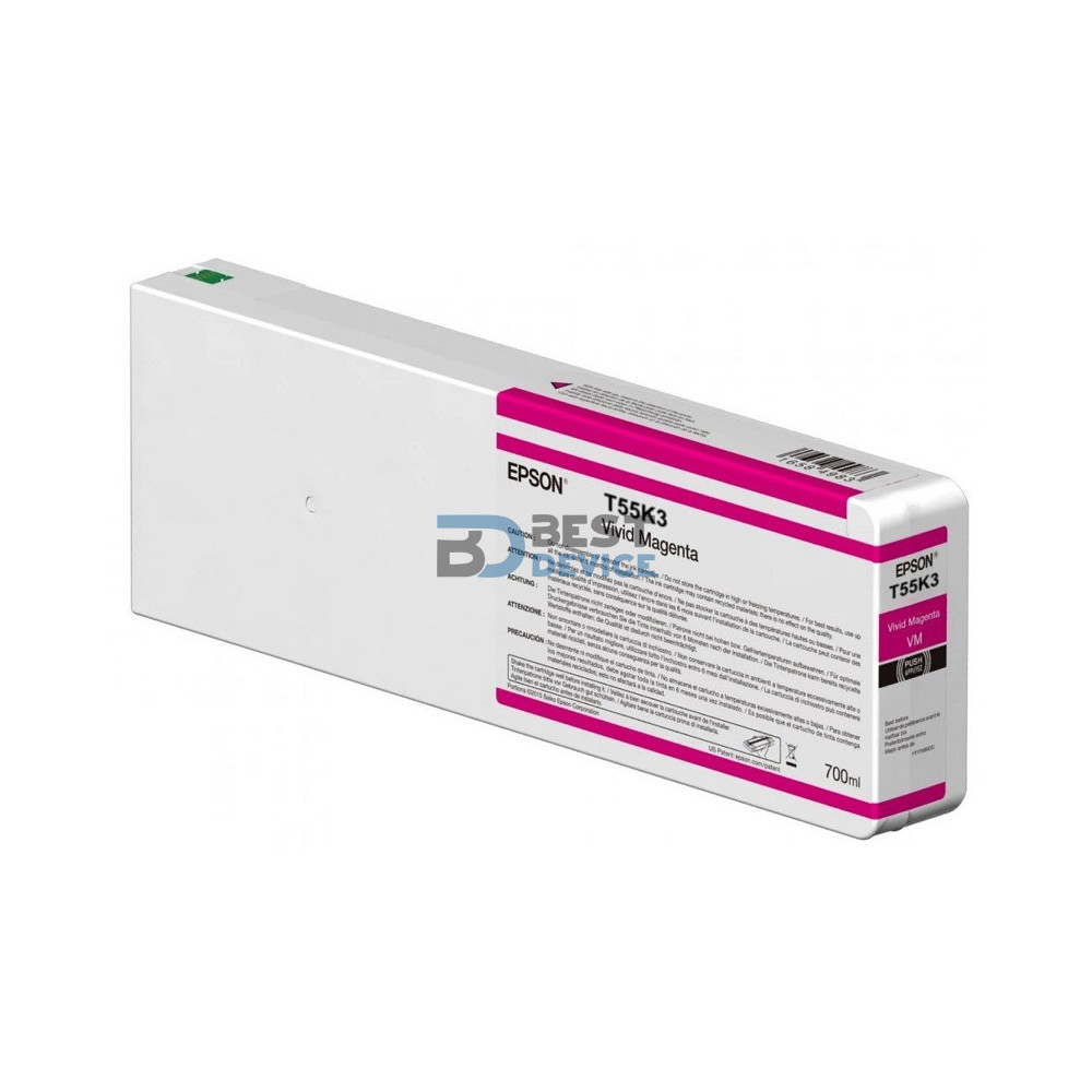 TINTA EPSON P9000 T55K300 MAGENTA ULTRACHROME 700 ML