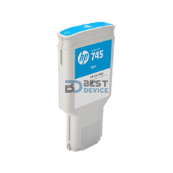 TINTA HP 745 F9K03A CYAN 300 ML