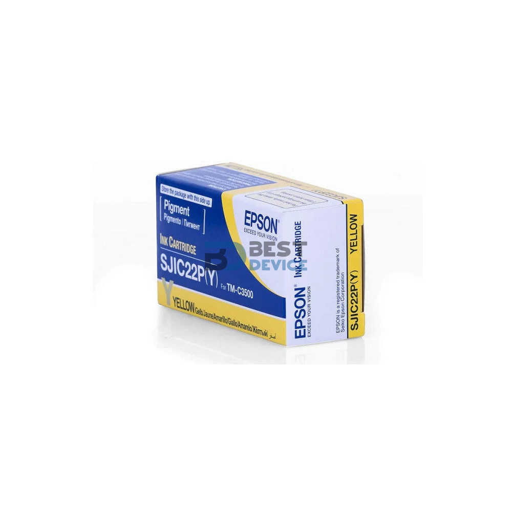 TINTA EPSON SJC22P (Y) TM-C3500 YELLOW