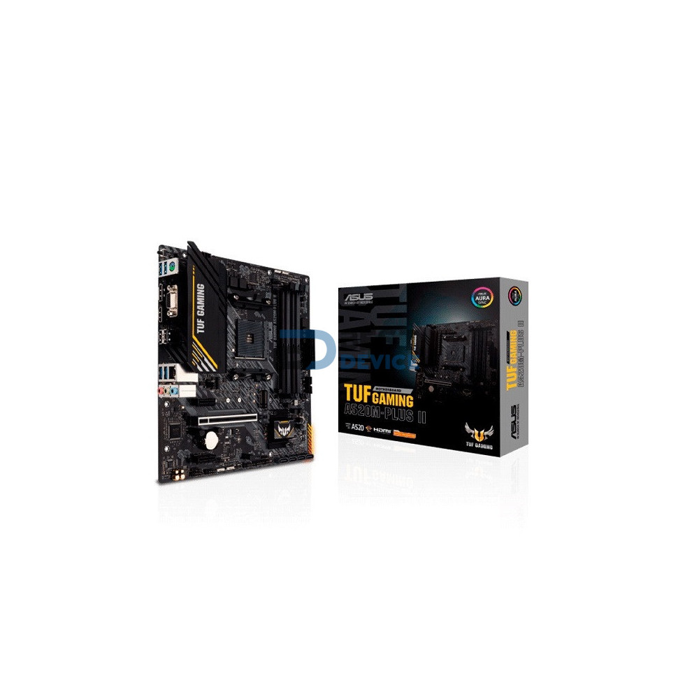 PLACA MADRE ASUS AM4 A520M-PLUS II TUF GAMING V/S/R/HDMI/DP/M2/DDR4/USB/MATX