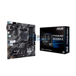 PLACA MADRE ASUS B550M-K PRIME AM4/V/S/R/HDMI/DVI/2M2/DD4/USB3.2/MATX