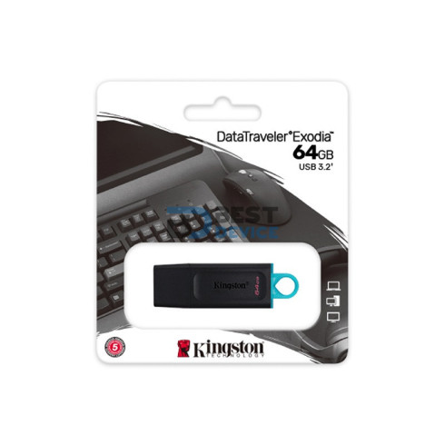 PENDRIVE KINGSTON 64GB DTX/64GB DATATRAVELER EXODIA 3.2