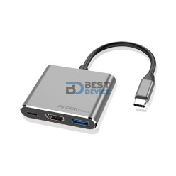ADAPTADOR ARGOMTECH ARG-UB-0181 3 EN 1 TIPO C