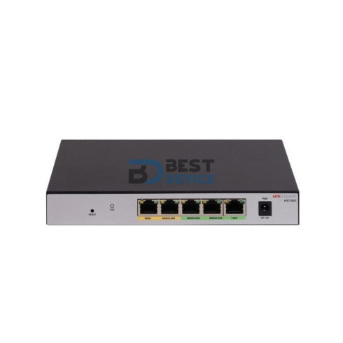 ROUTER HIKVISION DS-3WG105G-SI 5P 2WAN GBPS/3LAN GBPS/100 USERS