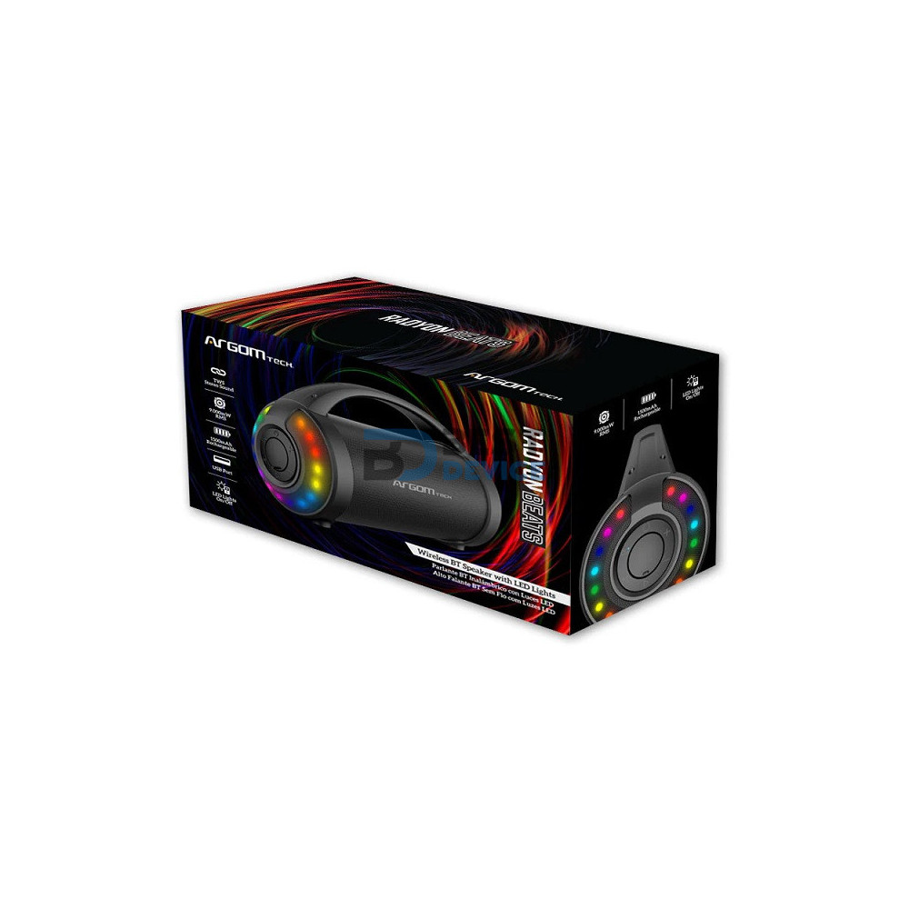 PARLANTE ARGOMTECH ARG-SP-3116BK RADYON WIR BT