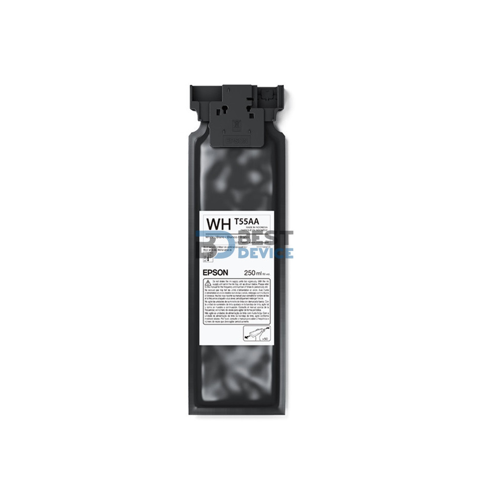 TINTA EPSON T55AA20 F1070 ULTRACHROME DG2 WHITE 250ML