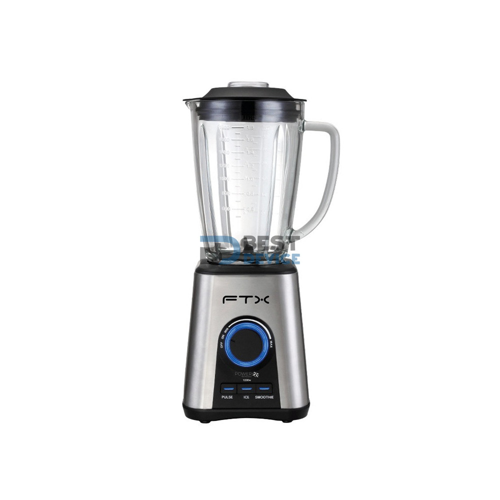 LICUADORA FTX B2-180 1.8L JARRA DE VIDRIO/1200W/220V/ACERO INOXIDABLE 126621