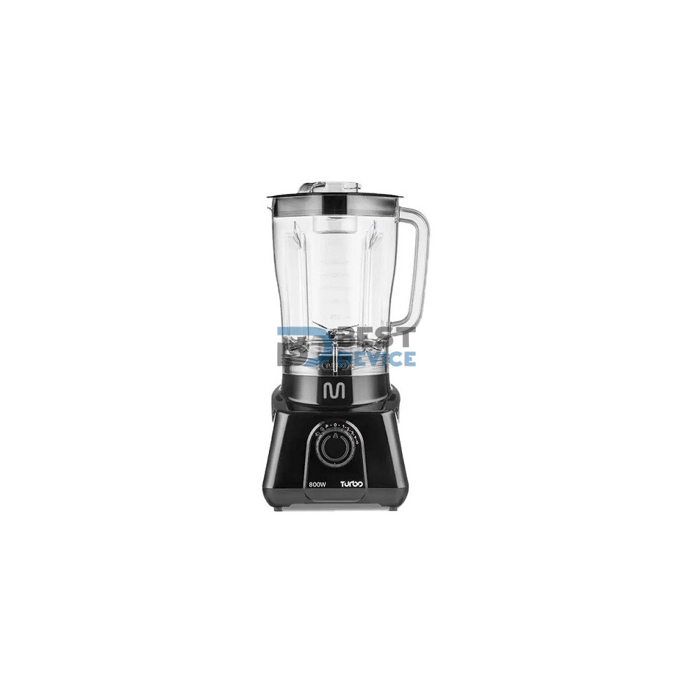 LICUADORA MULTILASER CON JARRA DE PLÁSTICO 2.6L 800W 220V NEGRO LQ802