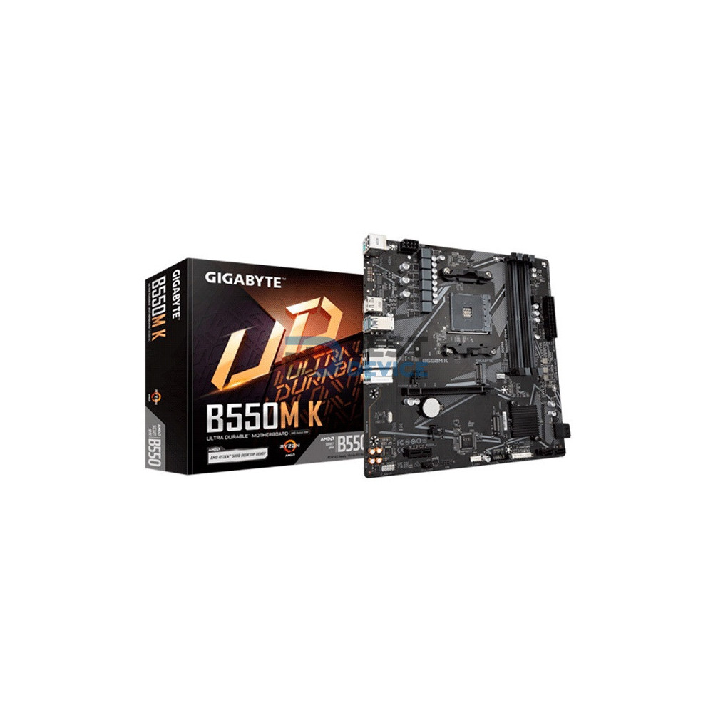 PLACA MADRE GIGABYTE AM4 B550M K S/R/HDMI/DP/2M2/DDR4/USB3.2/MATX