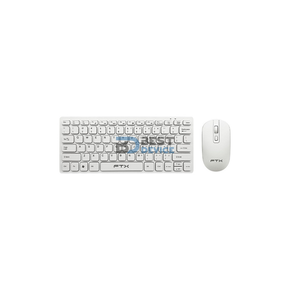 TECLADO+MOUSE WIR FTXGK03 POR/BLAN