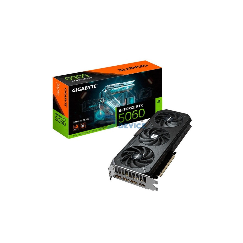 TARJETA GRÁFICA GIGABYTE RTX5060 GAMING 8G OC DD7 GV-N5060GAMING OC-8GD