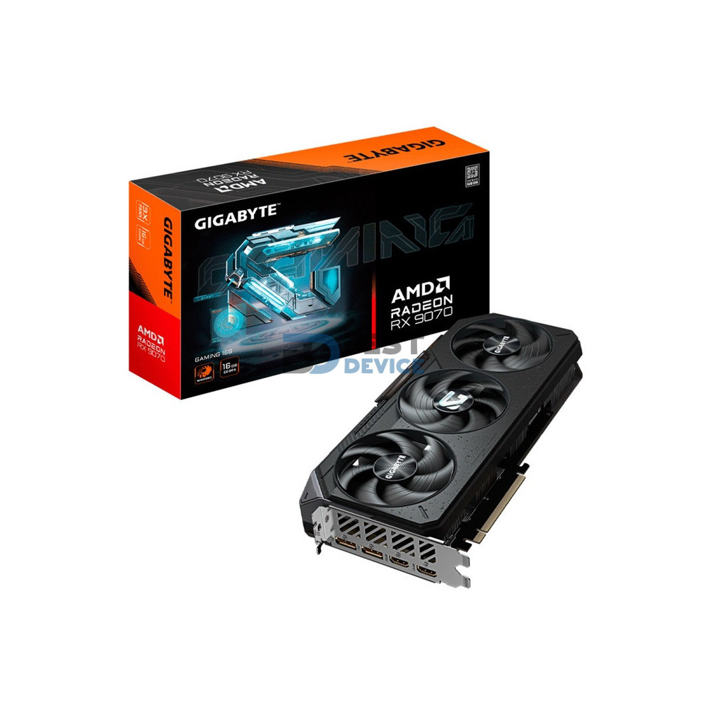 TARJETA GRÁFICA GIGABYTE RX9070 GAMING 16G DD6 GV-R9070GAMING-16GD