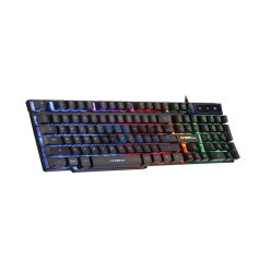 KIT GAMER ARGOMTECH ARG-KB-2051BK TECLADO INGLES + MOUSE