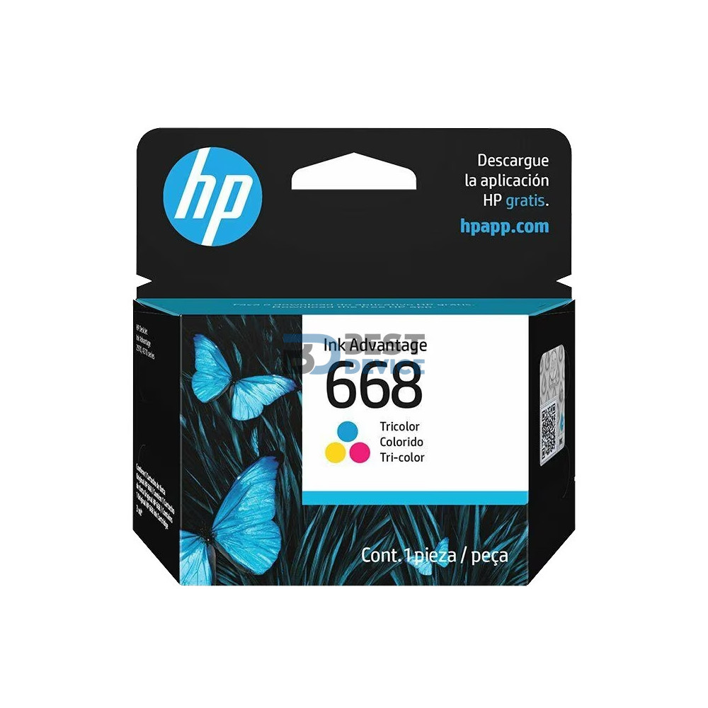 TINTA HP 668 COLOR 7FP36VL